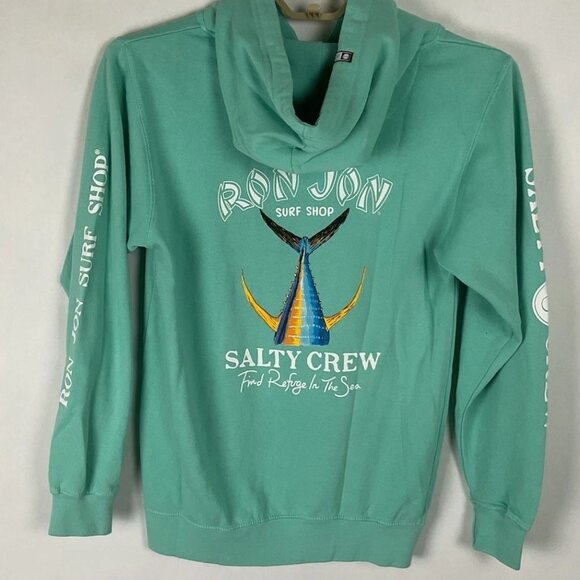 Salty Crew x Ron Jon Collab Hoody NWT Small - Picture 2 of 5